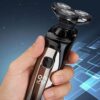 Kemei Waterproof Cordless Shaver Wet Dry Beard Shaving Clipper - Image 4