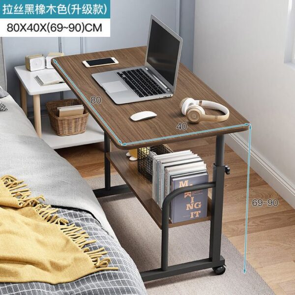 Bedside Laptop Desk / Adjustable Laptop Table-Black - Image 2