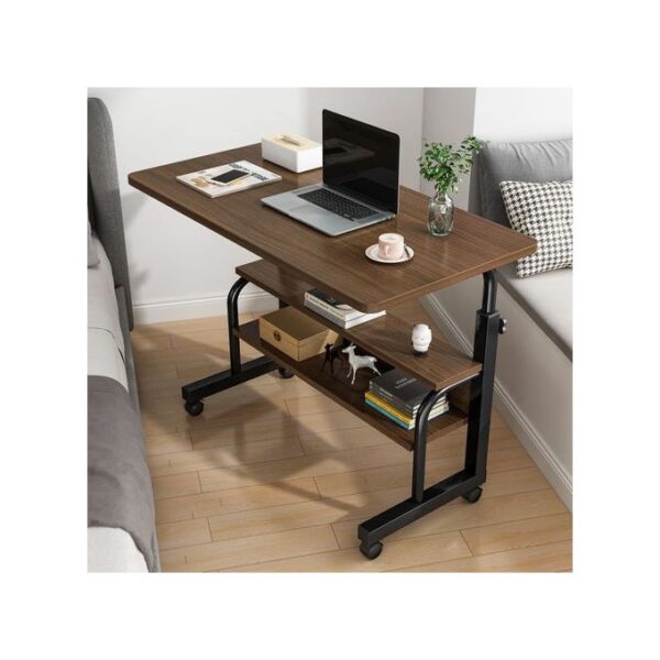 Bedside Laptop Desk / Adjustable Laptop Table-Black - Image 4