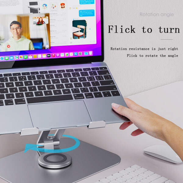 360 Rotating Adjustable Laptop Stand - Image 2