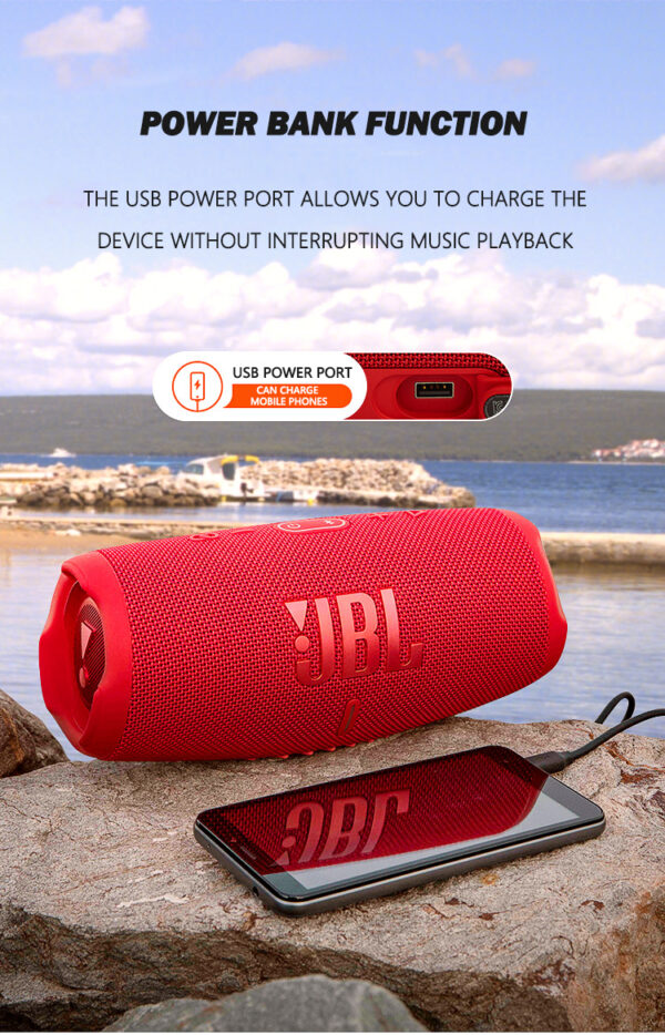 JBL CHARGE 5 Portable Bluetooth Speaker - Image 2