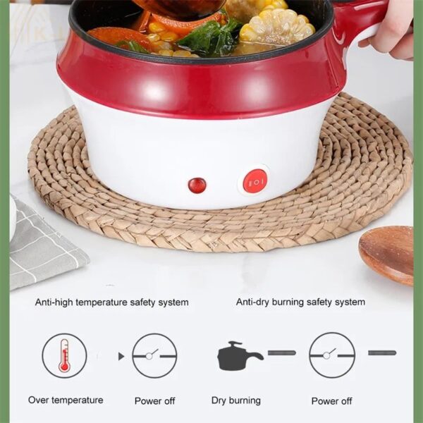 Multifunctional Electric Cooker With Steamer - Image 3