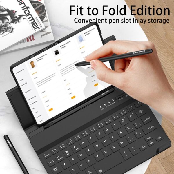 Bluetooth Wireless Keyboard for Samsung Galaxy Z Fold 4 and 3 - Image 6