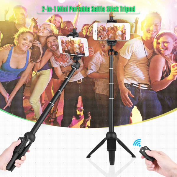 Yunteng YT-9928 Selfie Bluetooth tripod With Remote Control - Image 2