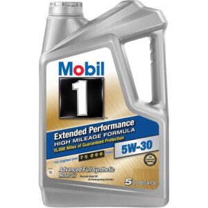 Mobil 1 5W-30 Extended Performance High Mileage Advanced Full Synthetic Motor Oil